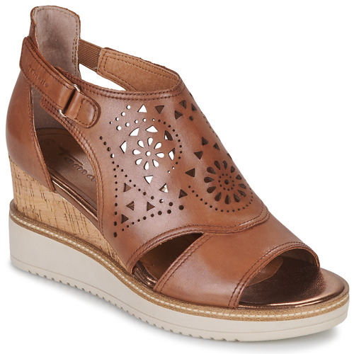 Schoenen Dames Sandalen / Open schoenen Tamaris 28003-305 Brown