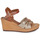 Schoenen Dames Sandalen / Open schoenen Tamaris 28346-496 Brown / Goud