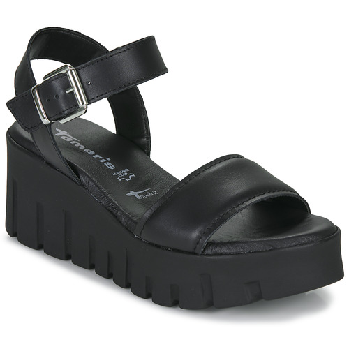 Schoenen Dames Sandalen / Open schoenen Tamaris 28712-003 Zwart