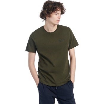 Textiel Heren T-shirts & Polo’s Penfield T-shirt  Hudson Script Groen