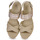 Schoenen Dames Sandalen / Open schoenen Tommy Hilfiger SEASONAL WEBBING MID WEDGE Beige