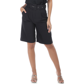 Textiel Dames Korte broeken / Bermuda's La Modeuse 21104_P57909 Zwart