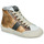 Schoenen Dames Hoge sneakers Meline NKC1151 Goud / Violet