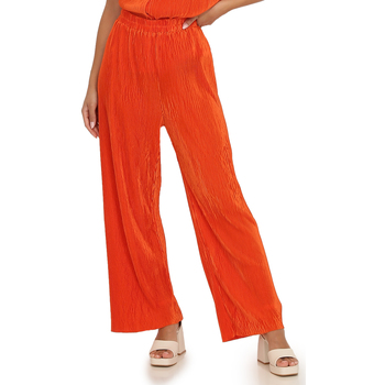 Textiel Dames Broeken / Pantalons La Modeuse 63233_P143743 Orange
