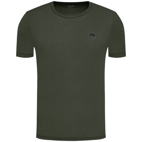 Textiel Heren T-shirts korte mouwen Ea7 Emporio Armani T-shirt Zwart