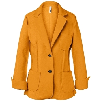 Textiel Dames Mantel jassen Wendy Trendy Coat 221304 - Mustard Geel