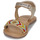Schoenen Meisjes Sandalen / Open schoenen Mod'8 CAPEARLS Goud / Multicolour