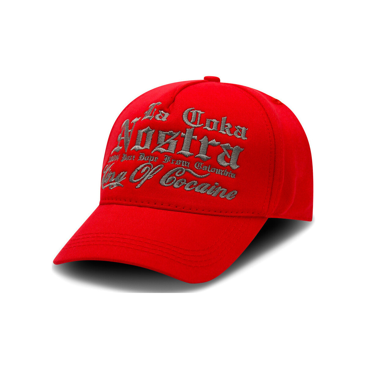 Accessoires Heren Pet Local Fanatic Baseball Cap King Of Cocaine Rood