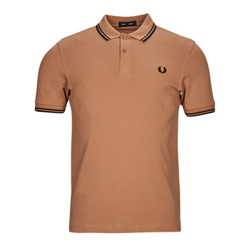 Textiel Heren Polo's korte mouwen Fred Perry TWIN TIPPED FRED PERRY SHIRT Orange