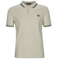 Textiel Heren Polo's korte mouwen Fred Perry TWIN TIPPED FRED PERRY SHIRT Beige
