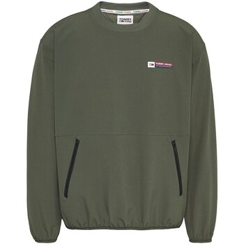 Textiel Heren Sweaters / Sweatshirts Tommy Jeans DM0DM13360 Groen