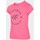 Textiel Meisjes T-shirts korte mouwen 4F JTSD003 Roze