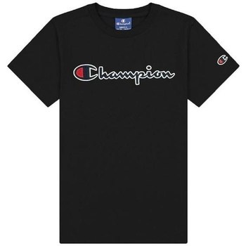 Textiel Kinderen T-shirts korte mouwen Champion Crewneck Tshirt Zwart