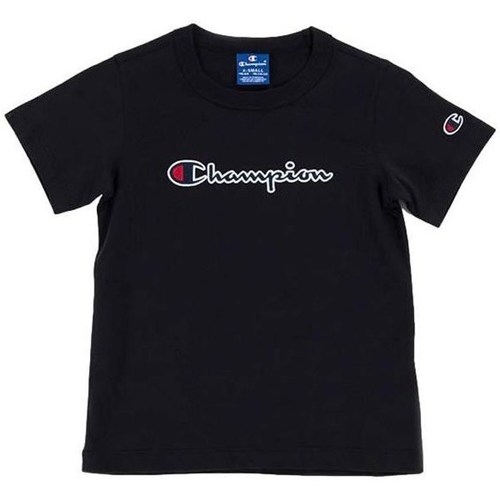 Textiel Jongens T-shirts korte mouwen Champion Crewneck Tshirt Zwart