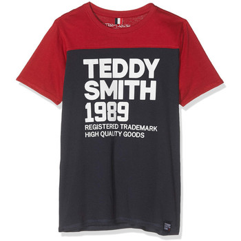 Textiel Kinderen T-shirts korte mouwen Teddy Smith  Rood