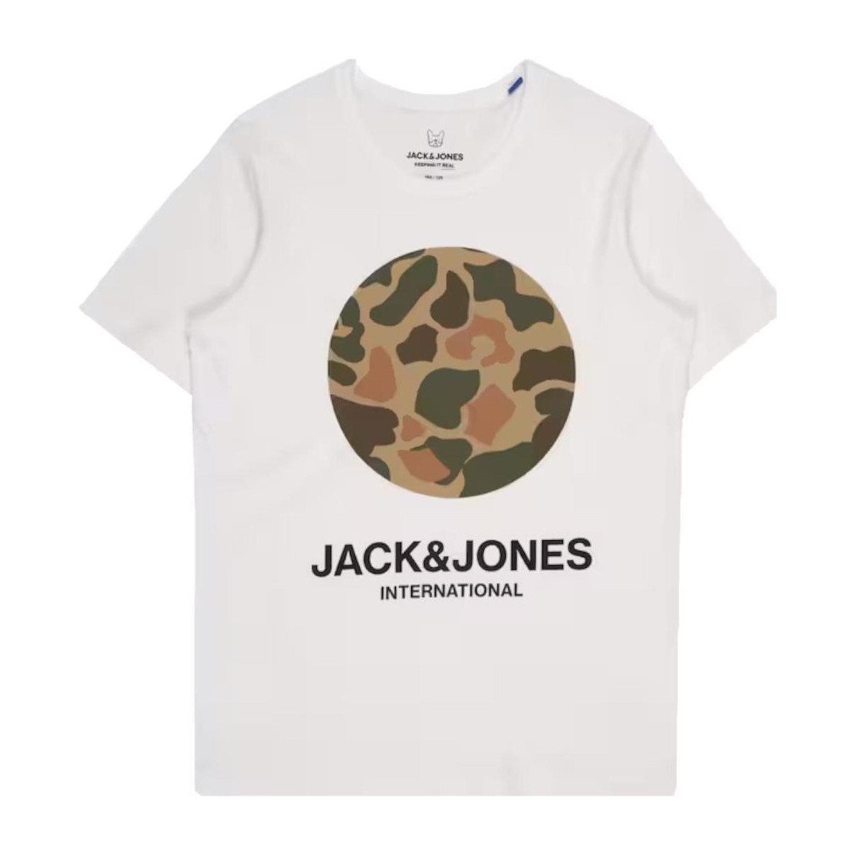 Textiel Jongens T-shirts korte mouwen Jack & Jones  Wit