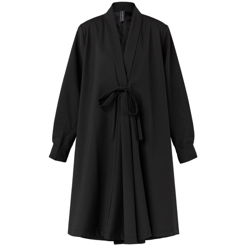 Textiel Dames Mantel jassen Wendy Trendy Coat 110775 - Black Zwart