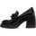 Schoenen Dames Mocassins Vinyl Shoes Loafers / boot schoen vrouw zwart Zwart