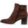 Schoenen Dames Enkellaarzen Women Office Boots / laarzen vrouw bruin Brown