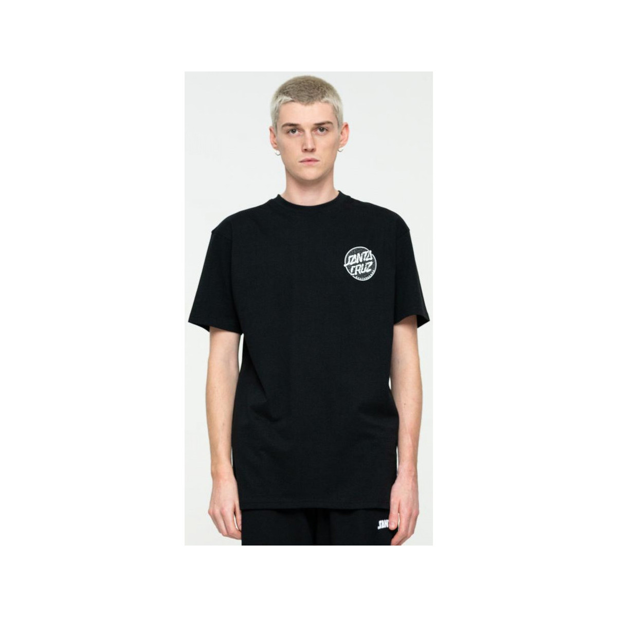 Textiel Heren T-shirts & Polo’s Santa Cruz Alive dot t-shirt Zwart