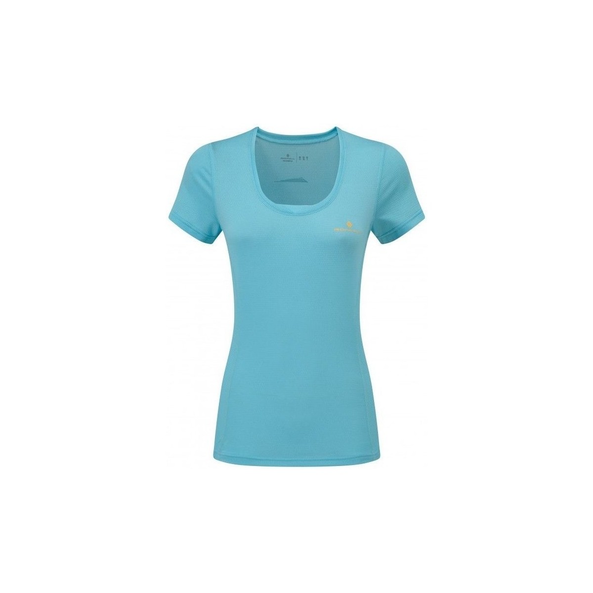 Textiel Dames T-shirts korte mouwen Ronhill Stride Zeal SS Tee Turquoise