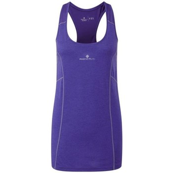 Textiel Dames T-shirts korte mouwen Ronhill Aspiration Tempo Vest Violet
