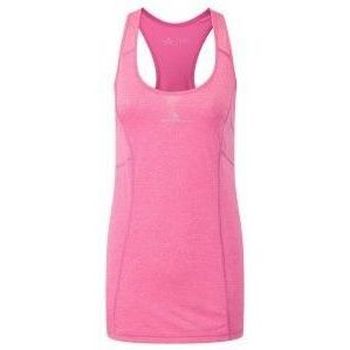 Textiel Dames T-shirts korte mouwen Ronhill Aspiration Tempo Vest Roze