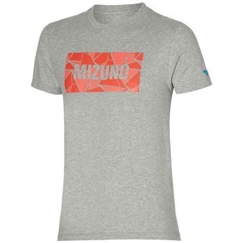 Textiel Heren T-shirts korte mouwen Mizuno Athletic Tee Grijs