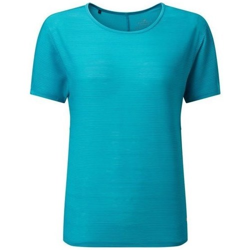 Textiel Dames T-shirts korte mouwen Ronhill Life Wellness SS Tee W Turquoise