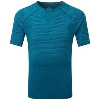 Textiel Heren T-shirts korte mouwen Ronhill Mens Tech Marathon SS Tee Blauw