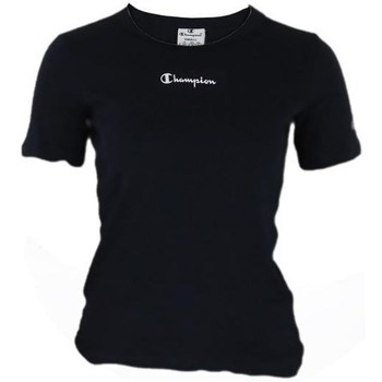 Textiel Dames T-shirts korte mouwen Champion 115430BS501 Zwart