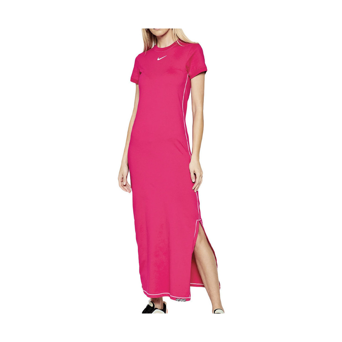 Textiel Dames Lange jurken Nike  Roze