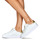 Schoenen Dames Lage sneakers Lauren Ralph Lauren ANGELINE 4-SNEAKERS-LOW TOP LACE Wit