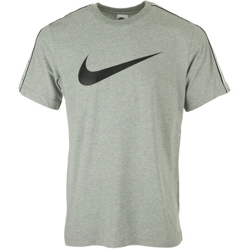 Textiel Heren T-shirts korte mouwen Nike Repeat Swoosh Tee shirt Grijs