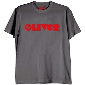 Textiel Heren T-shirts korte mouwen Oliver 83500 Grijs
