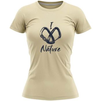 Textiel Dames T-shirts & Polo’s Northfinder Ayleen TR-4814OR, strogeel Geel