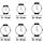 Horloges & Sieraden Horloges Chronotech Horloge Uniseks  CT2039M-20 (Ø 40 mm) Multicolour
