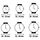 Horloges & Sieraden Horloges Chronotech Horloge Uniseks  CT7017B-03M Multicolour