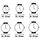 Horloges & Sieraden Horloges Casio Horloge Uniseks  B-650WC-5A (Ø 42 mm) Multicolour