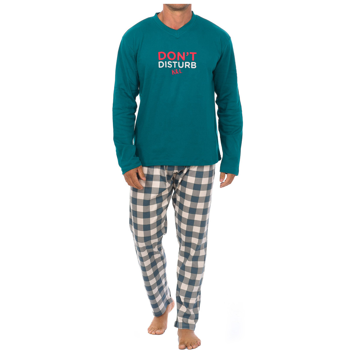 Textiel Heren Pyjama's / nachthemden Kisses&Love KL130154 Multicolour