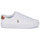 Schoenen Lage sneakers Polo Ralph Lauren LONGWOOD-SNEAKERS-LOW TOP LACE Wit / Cognac