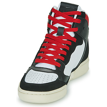 Polo Ralph Lauren POLO CRT HGH-SNEAKERS-HIGH TOP LACE Zwart / Wit / Rood