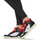 Schoenen Hoge sneakers Polo Ralph Lauren POLO CRT HGH-SNEAKERS-HIGH TOP LACE Zwart / Wit / Rood