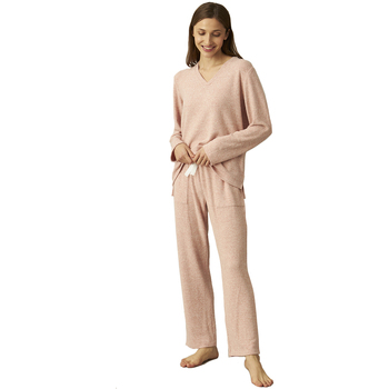Textiel Dames Pyjama's / nachthemden J And J Brothers JJBCP1301 Roze