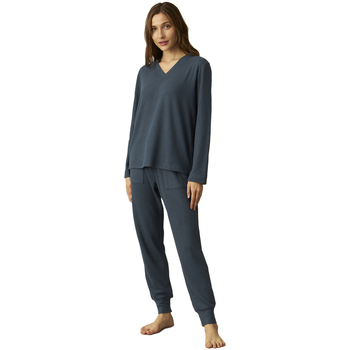 Textiel Dames Pyjama's / nachthemden J And J Brothers JJBCP1602 Blauw