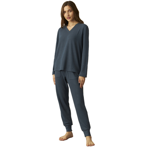 Textiel Dames Pyjama's / nachthemden J&j Brothers JJBCP1602 Blauw