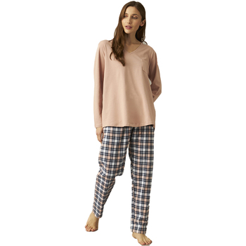 Textiel Dames Pyjama's / nachthemden J And J Brothers JJBCP1701 Roze