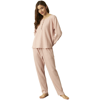 Textiel Dames Pyjama's / nachthemden J And J Brothers JJBCP1901 Roze