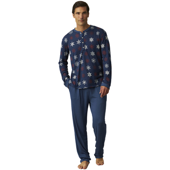 Textiel Heren Pyjama's / nachthemden J And J Brothers JJBCP5400 Multicolour