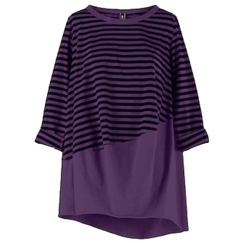 Textiel Dames Tops / Blousjes Wendy Trendy Top 220847 - Fucsia/Black Violet